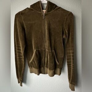 Vintage Juicy Couture Y2K full zip hoodie size medium juniors girls